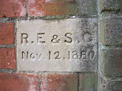 Ipswich Historic Lettering: 35 Warwick Road plaque