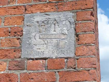 Ipswich Historic Lettering: Artillery barracks markers WD1