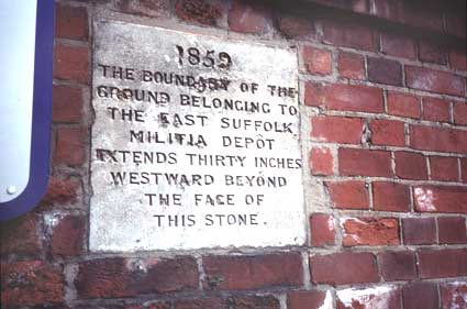 Ipswich Historic Lettering: Militia 3