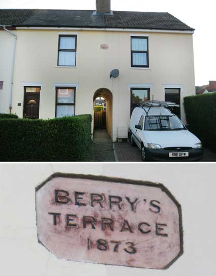 Ipswich Historic Lettering: Berry's Terrace
