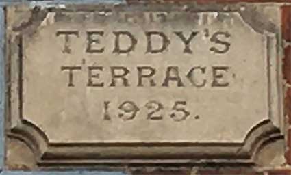 Ipswich Historic Lettering: Teddy's Terrace