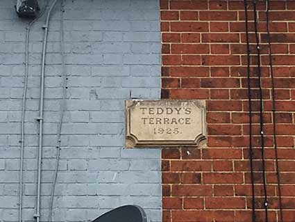 Ipswich Historic Lettering: Teddy's Terrace 2