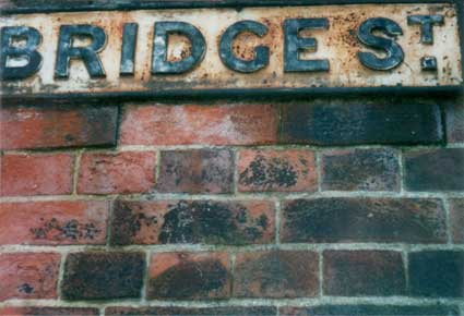Ipswich Historic Lettering: Bridge Street 1