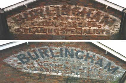 Ipswich Historic Lettering: Bury St Edmunds: Burlingham 3