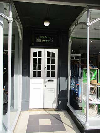 Ipswich Historic Lettering: vestige Butter Market Chambers 1