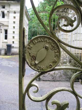 Ipswich Historic Lettering: Chantry gates 1