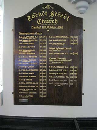 Ipswich Historic Lettering: Christ Church 17