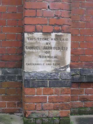 Ipswich Historic Lettering: Clarkson St church 3