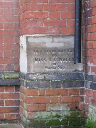 Ipswich Historic Lettering: Clarkson St church 5