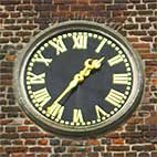 Ipswich Historic Lettering: St Mary Elms clock 2