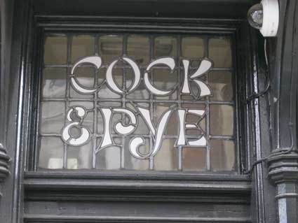 Ipswich Historic Lettering: Cock & Pye 3