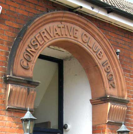Ipswich Historic Lettering: Newton Road Conservative Club 3