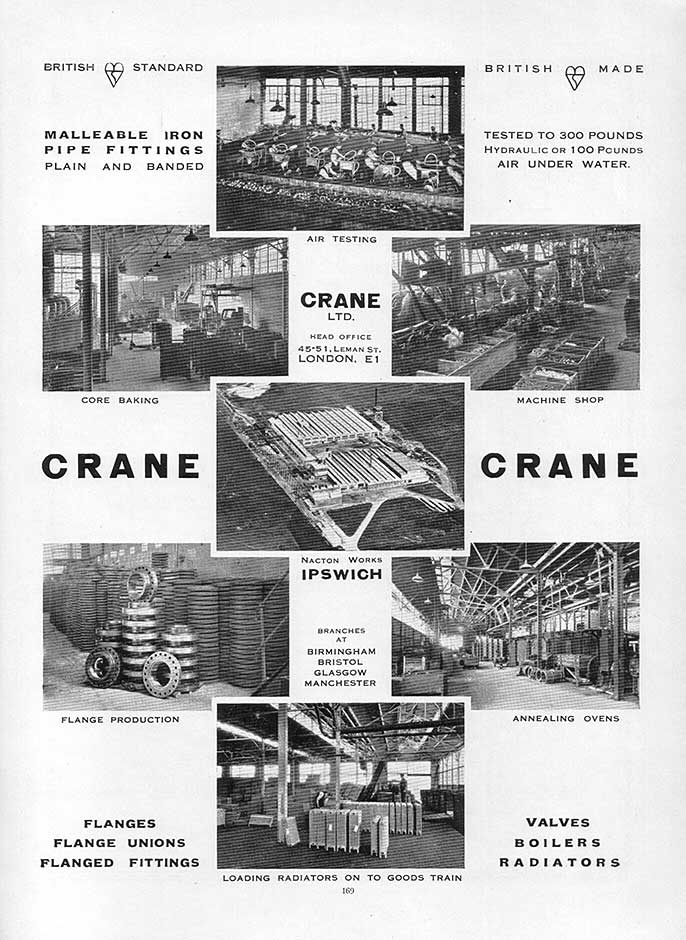 Ipswich Historic Lettering: Crane ad 1932