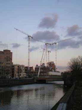 Ipswich Historic Lettering: Dock cranes 2