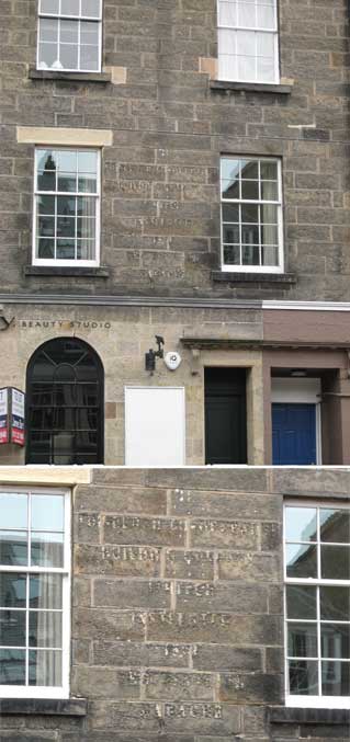 Ipswich Historic Lettering: Edinburgh 25