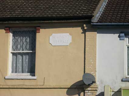 Ipswich Historic Lettering: Beaumont Terrace 1