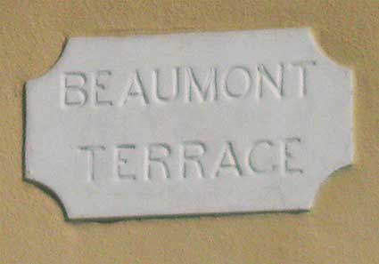 Ipswich Historic Lettering: Beaumont Terrace 2