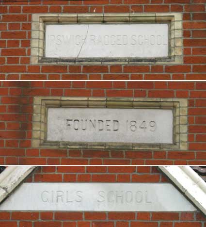 Ipswich Historic Lettering: Girls' Ragged School 9
