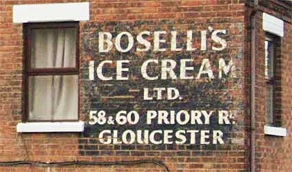 Ipswich Historic Lettering: Gloucester Boselli's Ice Cream 2