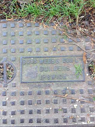 Ipswich Historic Lettering: Drain cover Greatrex