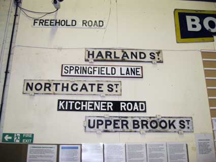 Ipswich Historic Lettering: Nameplates