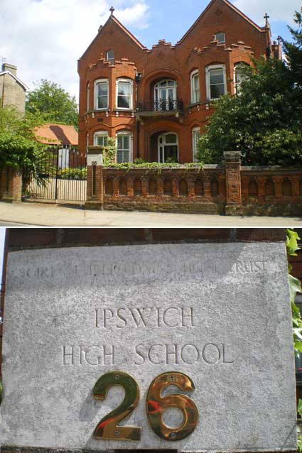 Ipswich Historic Lettering: Ipswich High School