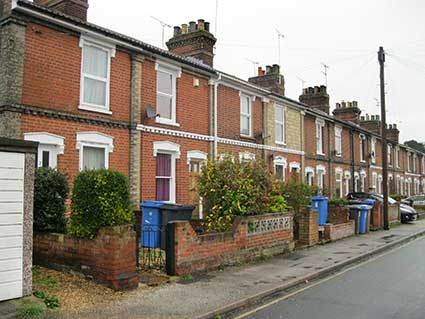 Ipswich Historic Lettering: Lancaster Rd houses