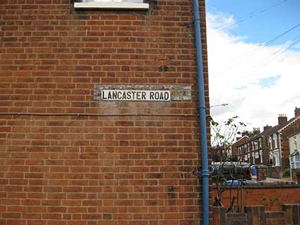 Ipswich Historic Lettering: Lancaster Rd 2
