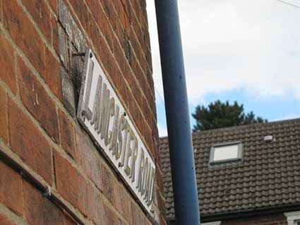 Ipswich Historic Lettering: Lancaster Rd 3