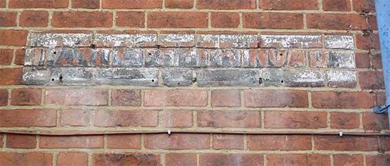 Ipswich Historic Lettering: Lancaster Rd 4