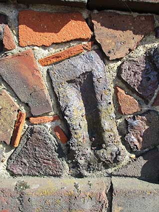 Ipswich Historic Lettering: Rushmere Road wall 4