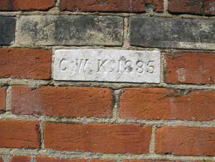 Ipswich Historic Lettering: Morpeth plaque 15