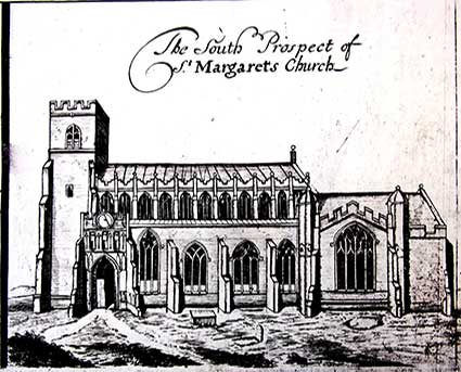 Ipswich Historic Lettering: Ogilby map St Margaret