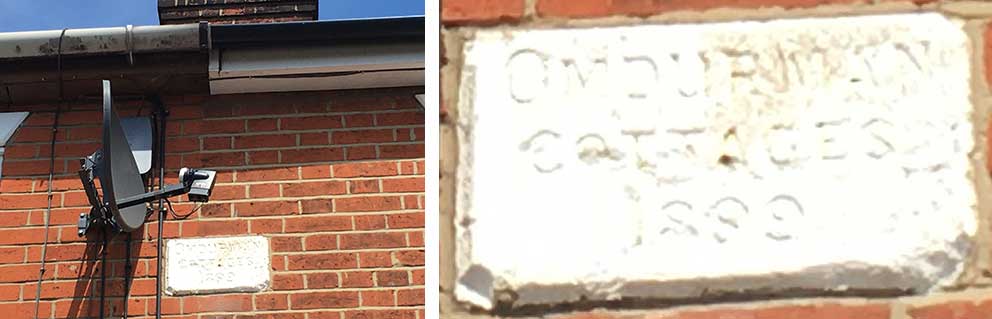 Ipswich Historic Lettering: Omdurman Cottages 1899