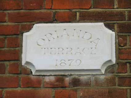Ipswich Historic Lettering: Orianda Terrace 2