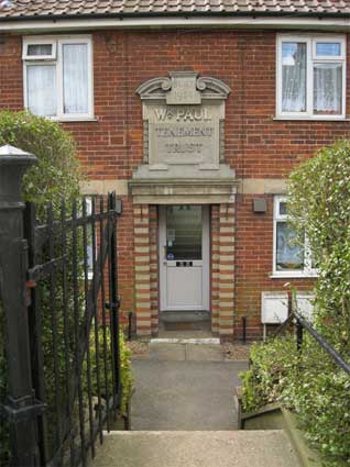 Ipswich Historic Lettering: Wm Paul Tenements 1