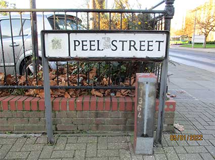 Ipswich Historic Lettering: Peel Street 2