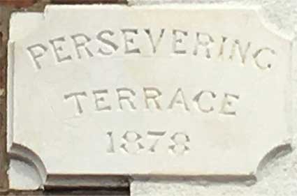 Ipswich Historic Lettering: Persevering Terrace 2