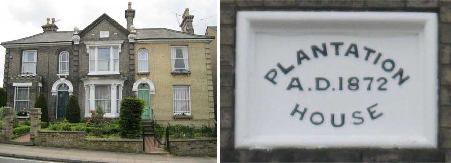 Ipswich Historic Lettering: Plantation House 1