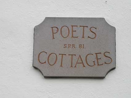 Ipswich Historic Lettering: Poets Cottages 2