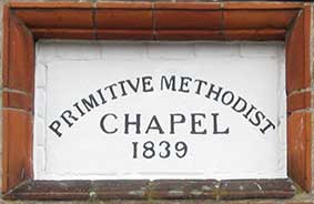 Ipswich Historic Lettering: Rope Walk Methodist Chapel 11