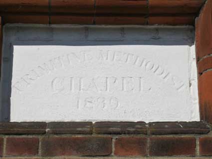 Ipswich Historic Lettering: Rope Walk Methodist Chapel 3