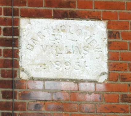 Ipswich Historic Lettering: Batholomew Villas