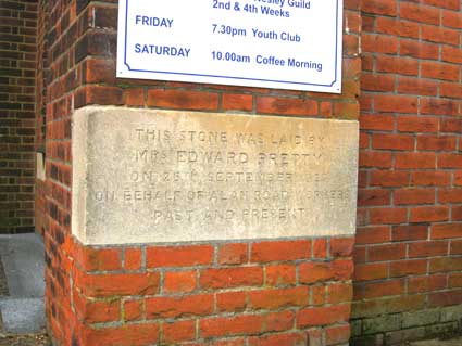 Ipswich Historic Lettering: Alan Road Methodist Church 3