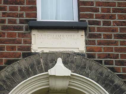 Ipswich Historic lettering: Rose Hill Bateman's