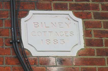 Ipswich Historic Lettering: Bilney Cottages