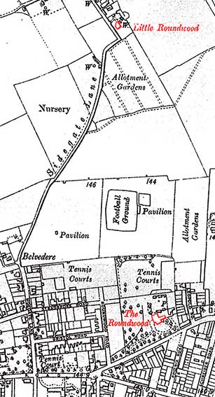 Ipswich Historic Lettering: Rondwood map 1