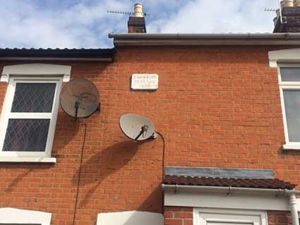 Ipswich Historic Lettering: Salisbury Terrace 1