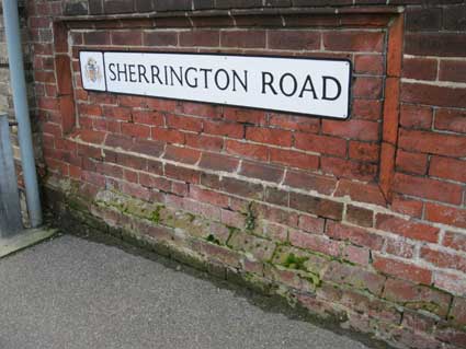 Ipswich Historic Lettering: Sherrington Rd