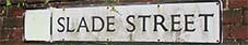 Ipswich Historic Lettering: Slade Street sign small